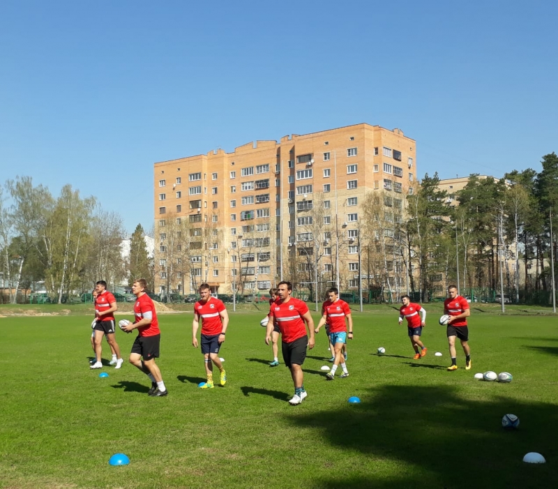Первая тренировка на поле перед Чемпионатом России 2019