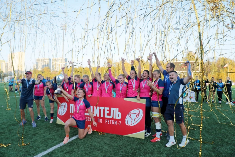 Команда «ВВА-Подмосковье» стала обладателем Кубка России по регби-7 среди женщин.